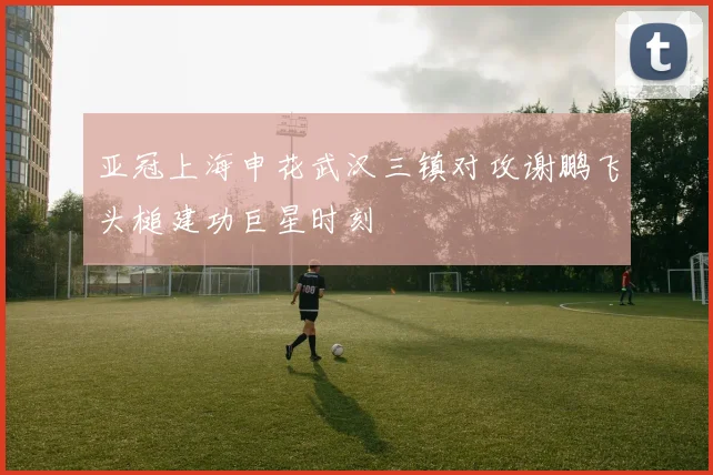 亚冠上海申花武汉三镇对攻谢鹏飞头槌建功巨星时刻
