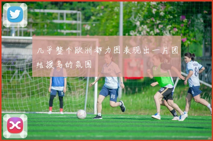 几乎整个欧洲都力图表现出一片团结援乌的氛围